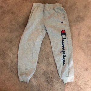 Grey champion sweatpants